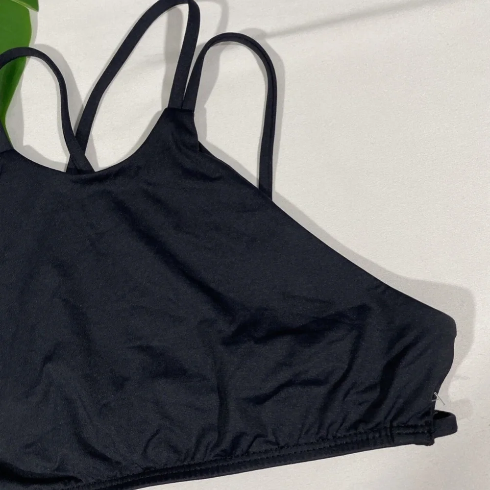 NEW Frankies Bikinis [ Small ] Marley High Neck Strappy Back Bikini‎ Top